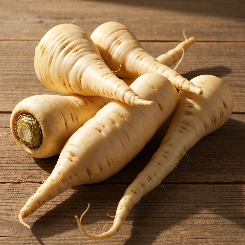 Fresh parsnips